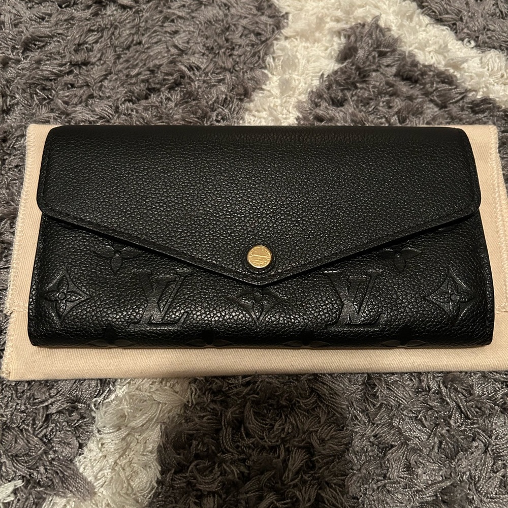 Louis Vuitton Sarah Wallet in Monogram Empreinte Leather
